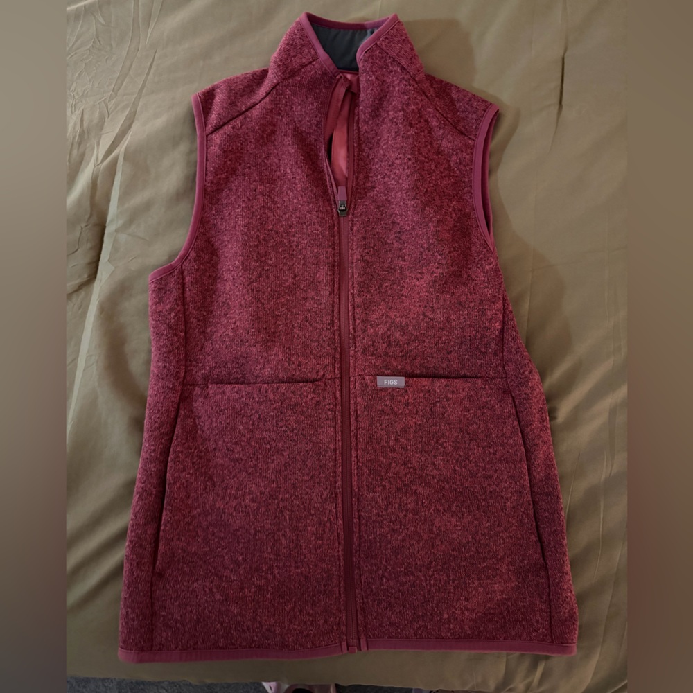 FIGS pink vest